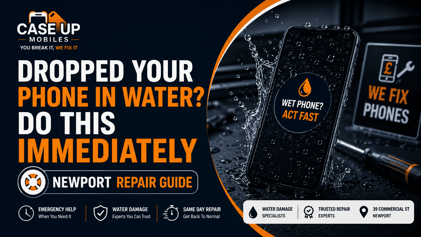 Dropped Your Phone in Water? Do This Immediately